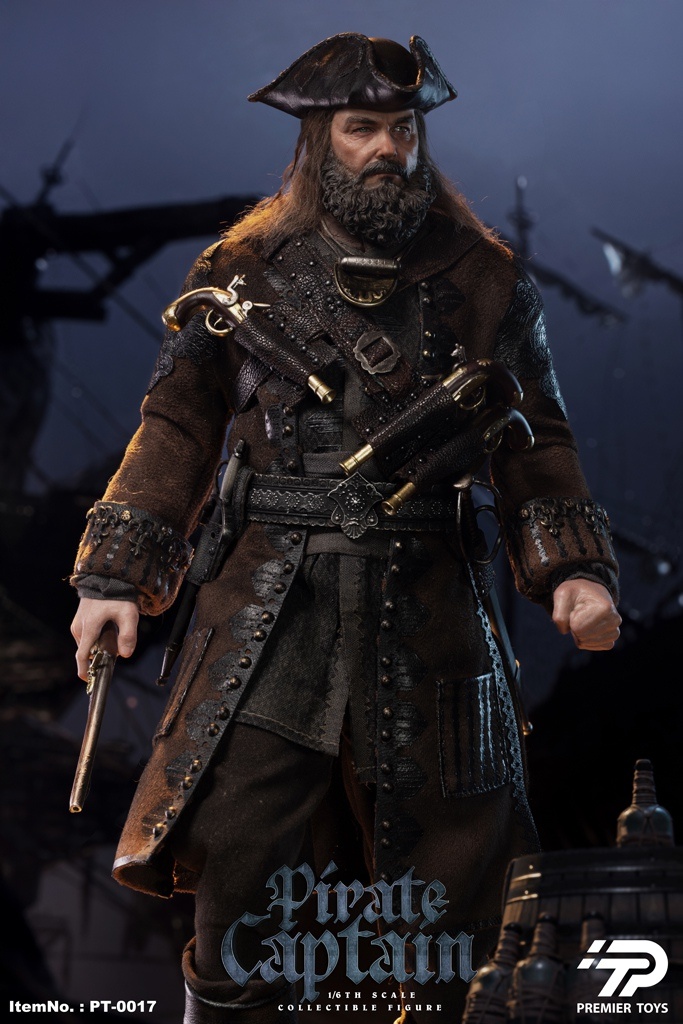 Pirate Captain - Blackbeard - Edward Teach-  in 1/6 scale