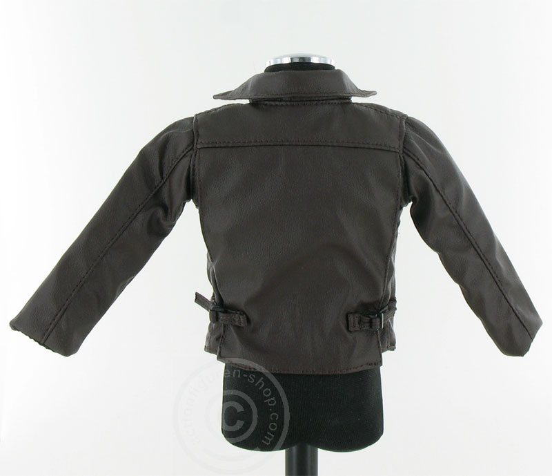 Leder Jacke - braun