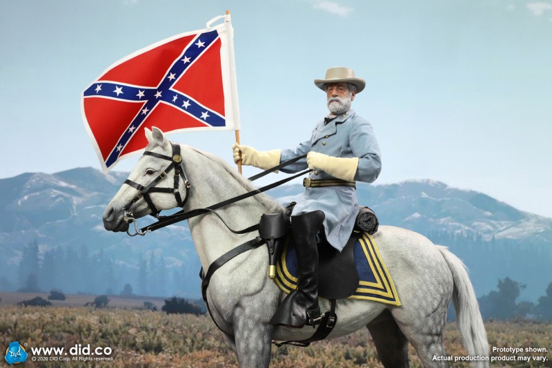 Civil War White War Horse (Standing) - 1/6 scale