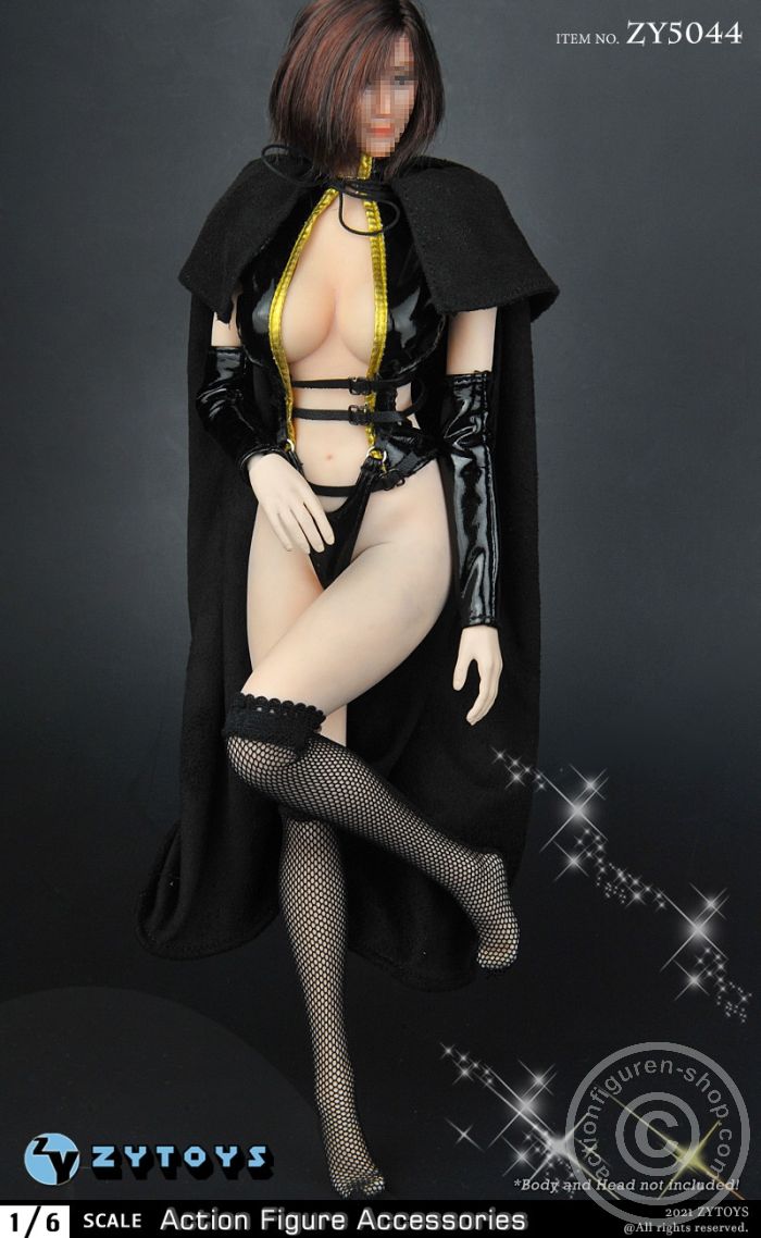 ZY5044-02 Sexy Cloak & Lingerie Set