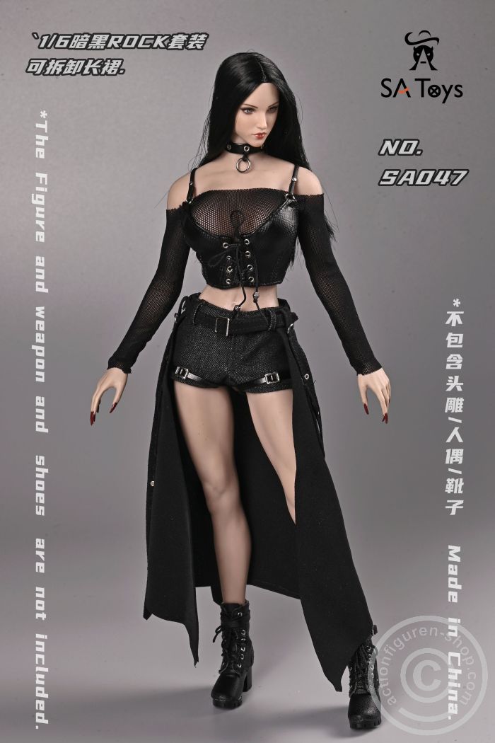 SATSA047-06pQ6Nipf7c6vlj Dark Rock Sexy Female Set