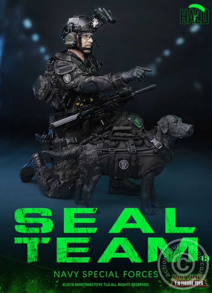 MT-M013-20 SEAL Team - HALO - w/Dog - Navy Special Forces