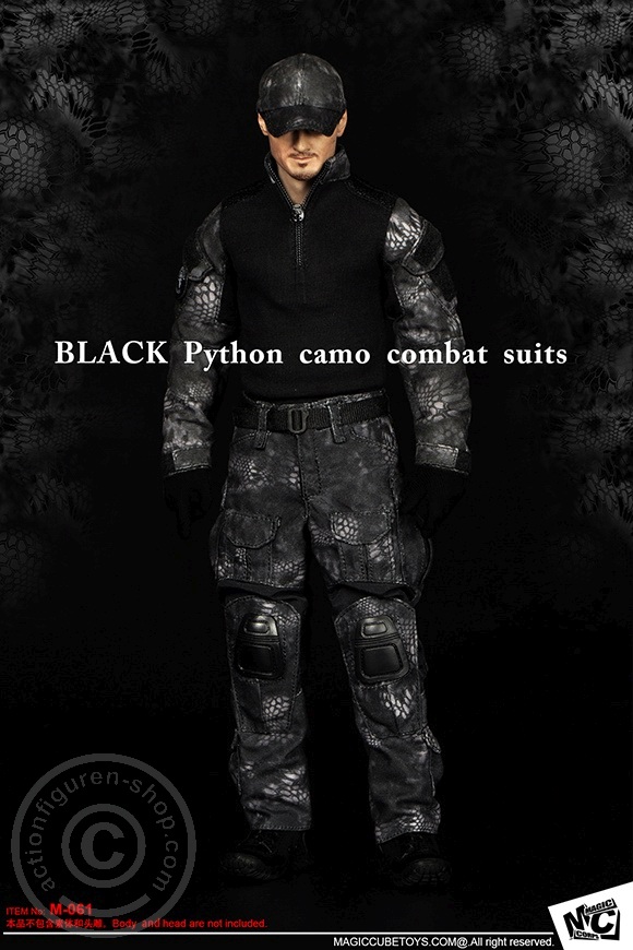 mcm061-01a3v1D3ZJ9F6Cr BLACK Python Camo Combat Suit