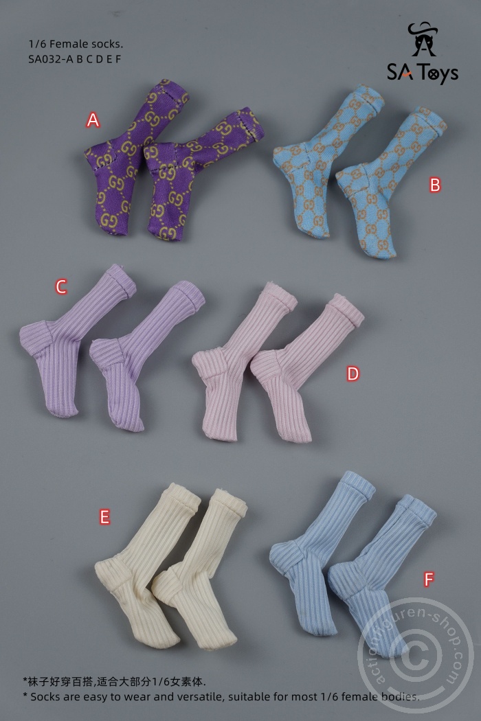 SATSA032-01 Classic Socks - rice white