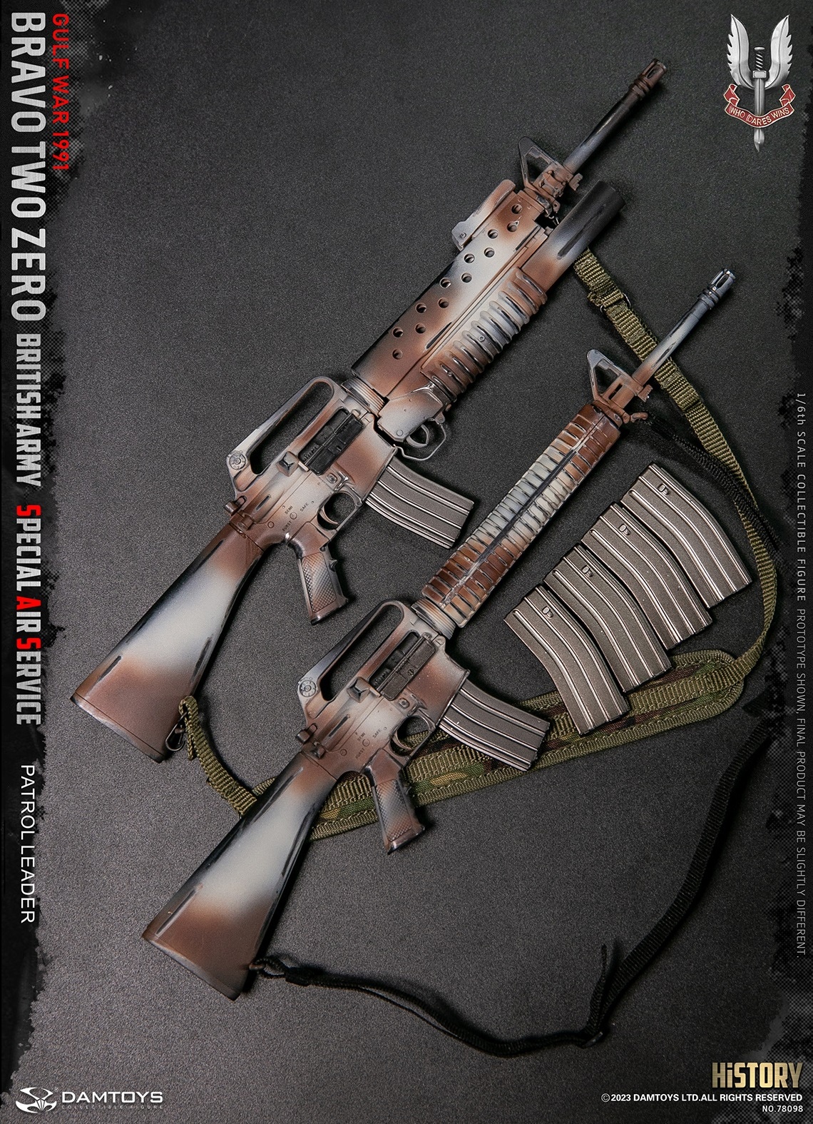 Bravo Two Zero - British Army Special Air Service (SAS) Patrol Leader - Gulf War 1991 - in 1/6 scale Bravo Two Zero - British Army Special Air Service (SAS) Patrol Leader - Gulf War 1991 - in 1/6 scale