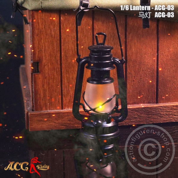 JOA-ACG03-11 Wind- Petroleum-Lampe - Metall - mit LED