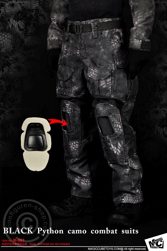 mcm061-05xOJihgarI2fmy BLACK Python Camo Combat Suit