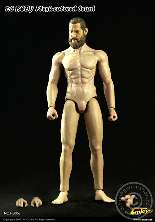CMTHJ006-01 Muskel Body w/ Head - Caucasian