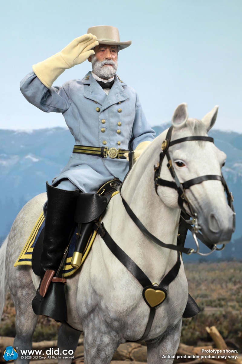 Civil War White War Horse (Standing) - 1/6 scale