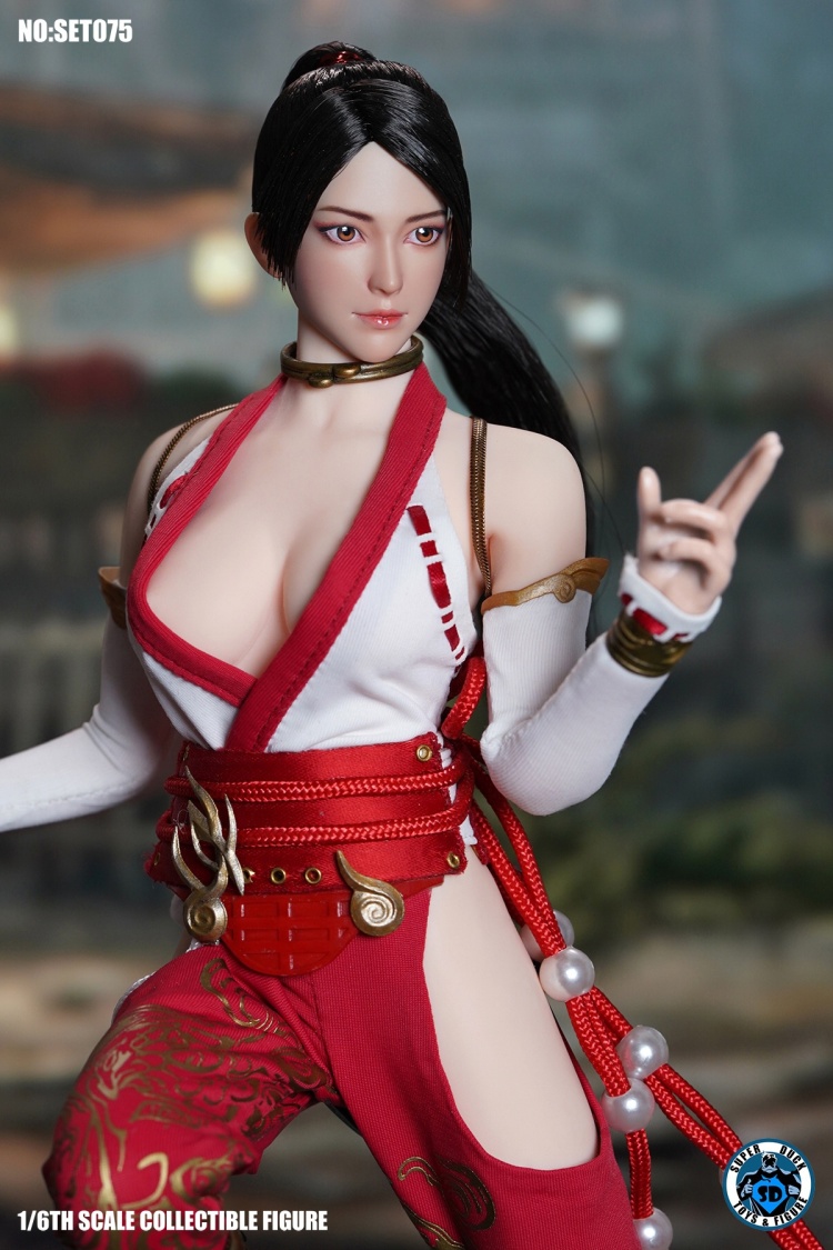 Kung Fu Goddess Character Set - red Kung Fu Goddess Character Set - red