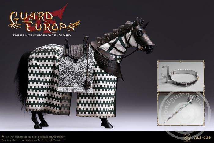 Gothic Black Armor Horse
