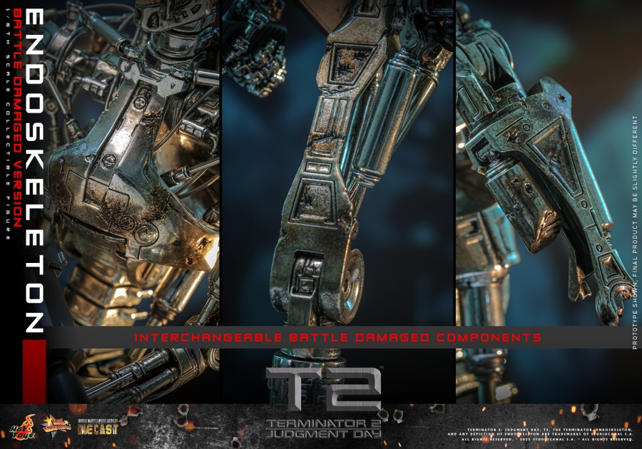 Hot Toys – MMS840D77 - Terminator 2: Judgment Day - 1/6th scale Endoskeleton (Battle Damaged Version) Collectible Figure Hot Toys – MMS840D77 - Terminator 2: Judgment Day - 1/6th scale Endoskeleton (Battle Damaged Version) Collectible Figure