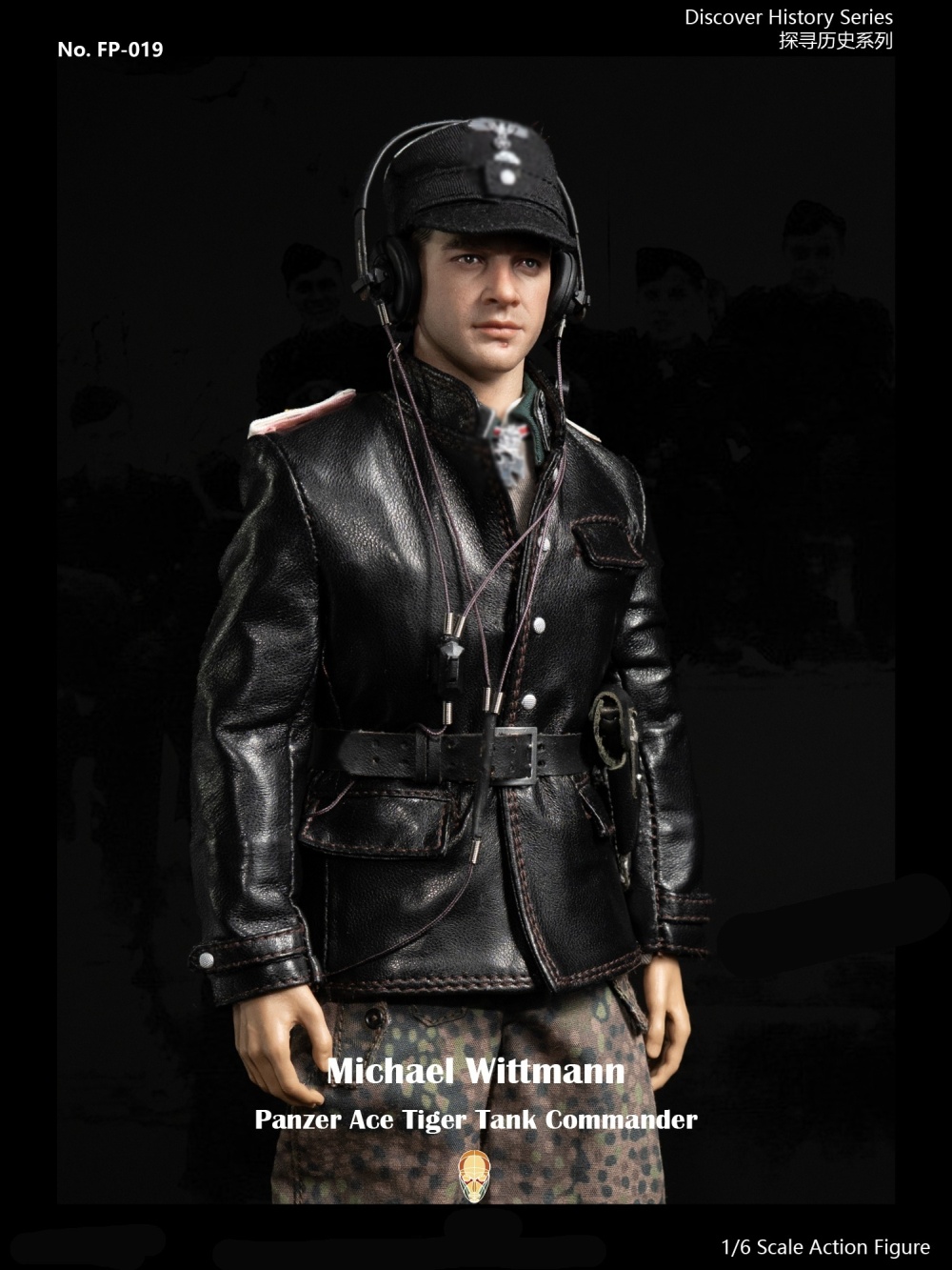 Ace Tank Commander Wittmann - Discover History Series - Normal Version - in 1/6 scale Ace Tank Commander Wittmann - Discover History Series - Normal Version - in 1/6 scale