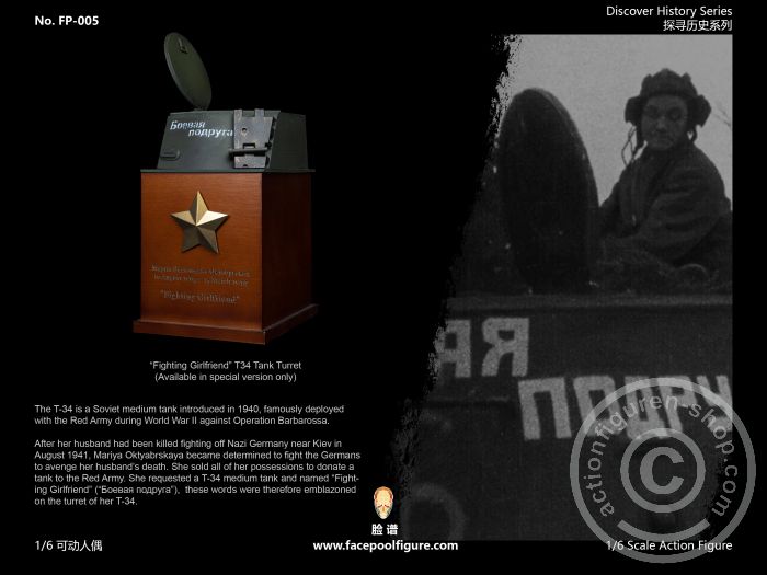 FP005B-18 Mariya Oktyabrskaya - WWII Soviet Tank-Fighter - Special Version