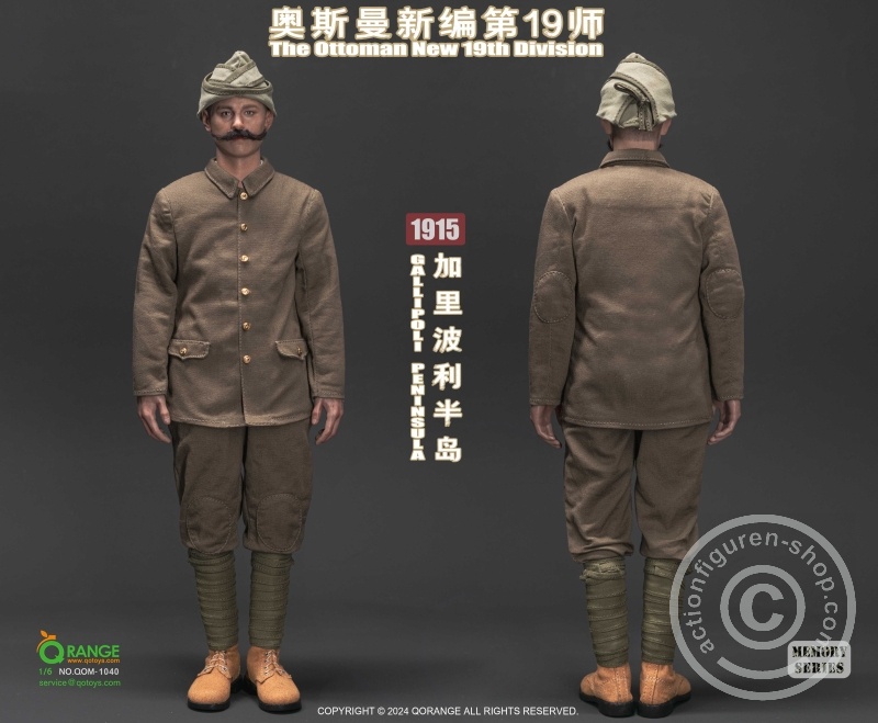 1915 - The Ottoman New 19th Division In Gallipoli Peninsula - in 1/6 scale