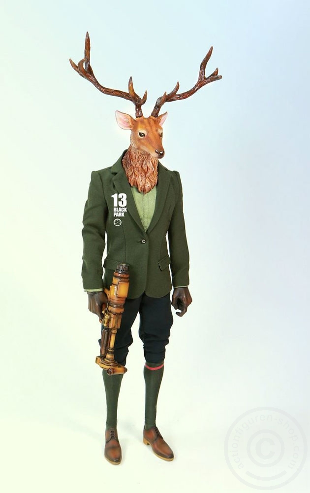 BL13-05-01 Black Laborary - Longhorn Reindeer