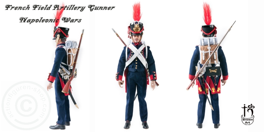 Napoleonic - French Field Artillery Gunner - DeLuxe Version