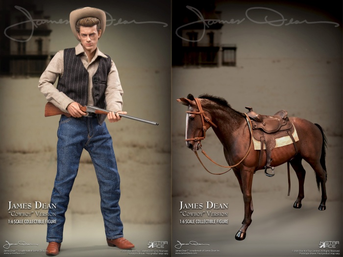 James Dean (Deluxe Cowboy version) w/ Horse