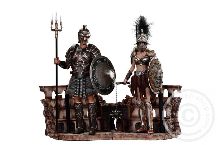 HH18018-07 Gladiator (Deluxe Edition) + Female Gladiator (black version)