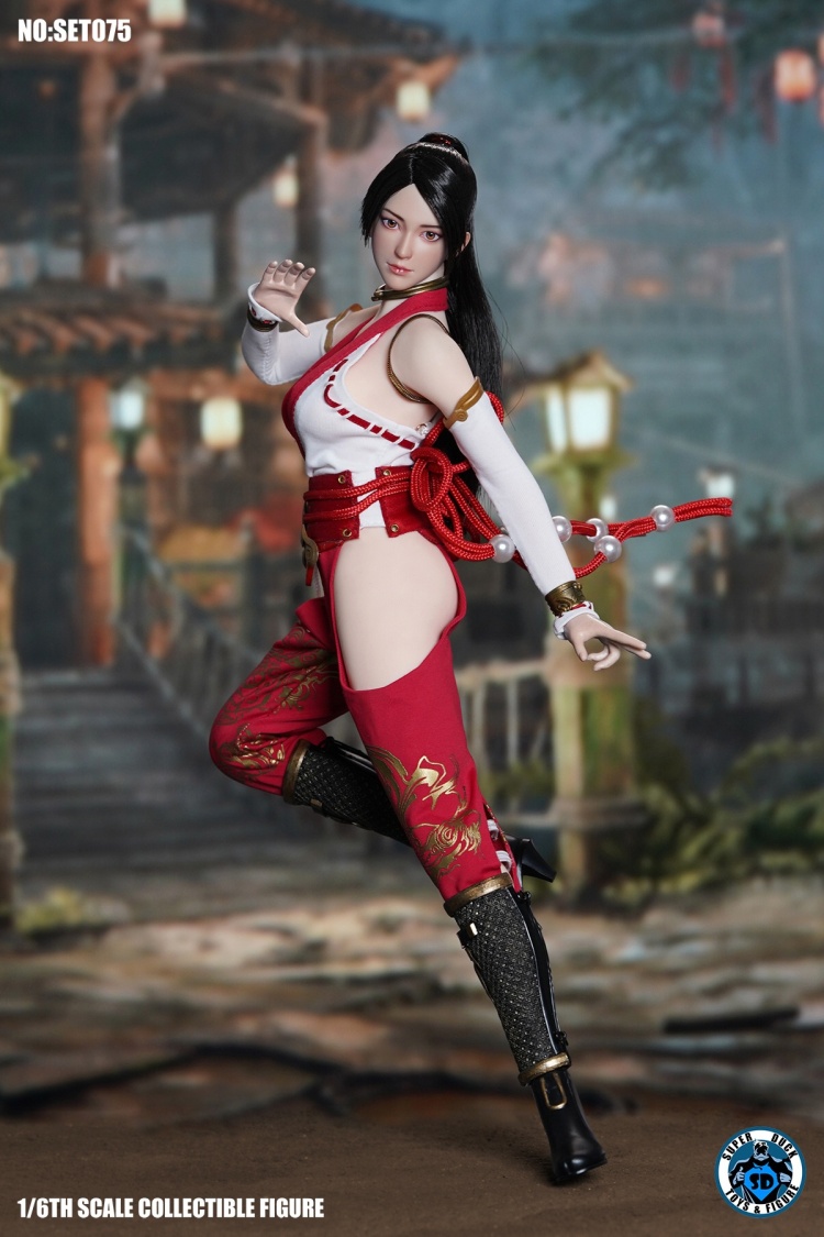 Kung Fu Goddess Character Set - red Kung Fu Goddess Character Set - red