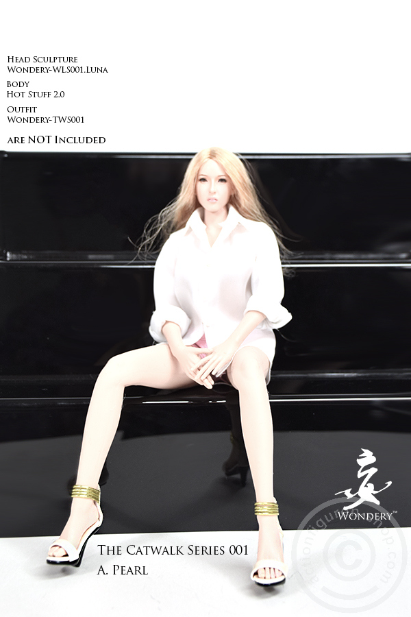 WRCW01-03 High Heels Catwalk 1 Type B - Schwarz