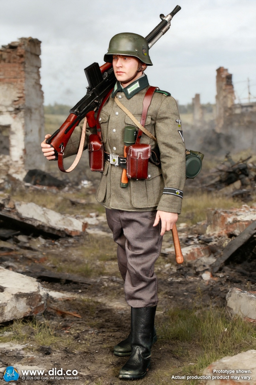 Friedrich - WWII German SS Polizei-Division ZB30 Gunner - in 1/6 scale