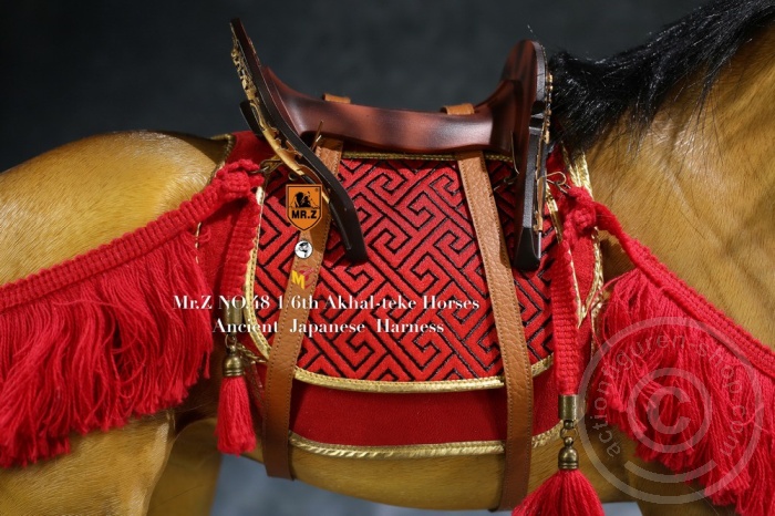 MRZ048H-05 Janpnese Horse Harness Red