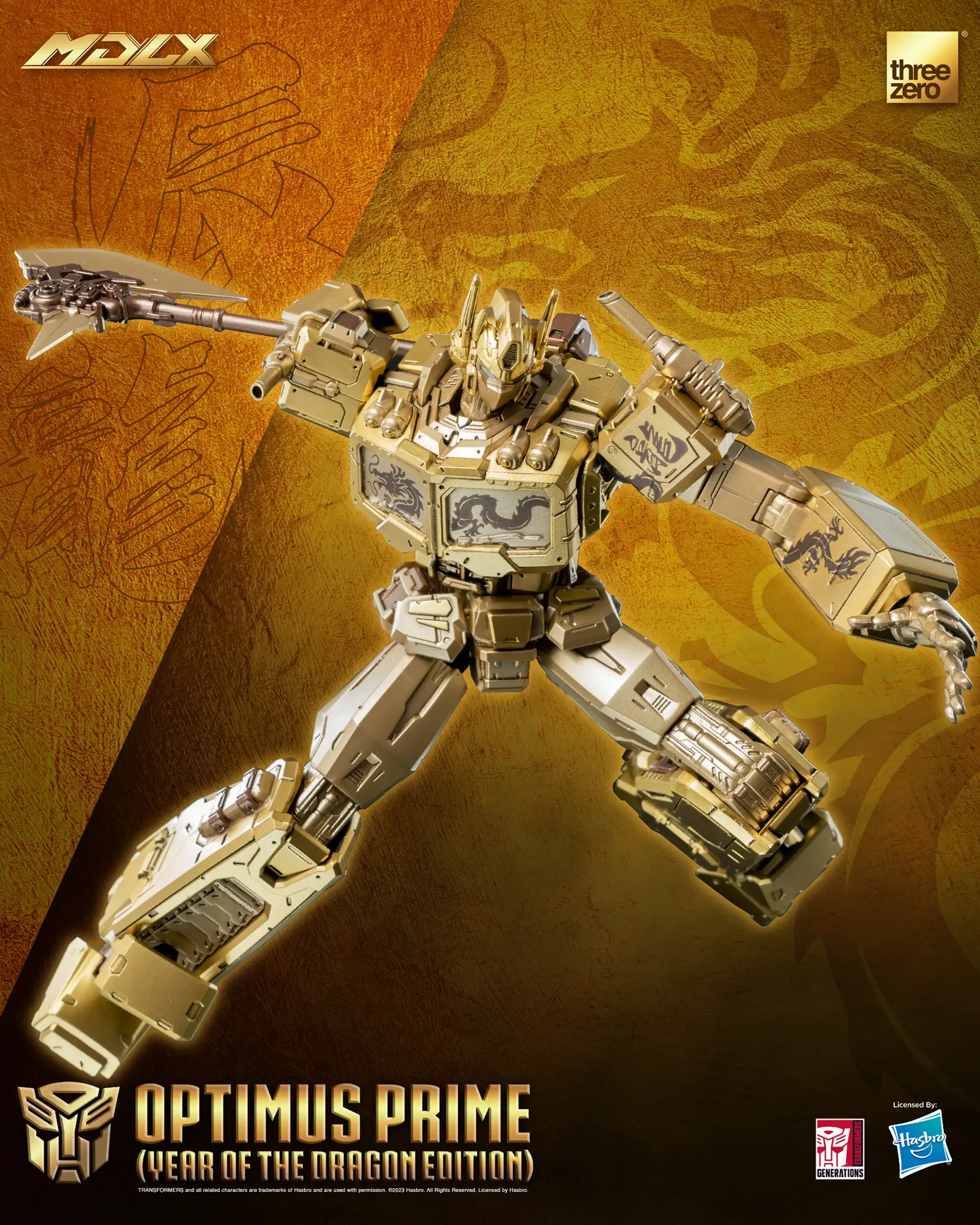 Transformers - MDLX Optimus Prime (Year of the Dragon Limited Edition) Transformers - MDLX Optimus Prime (Year of the Dragon Limited Edition)