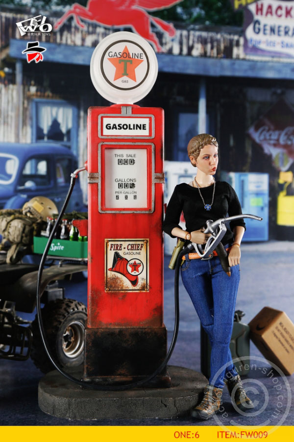 FWT009-05 Vintage Gas Pump