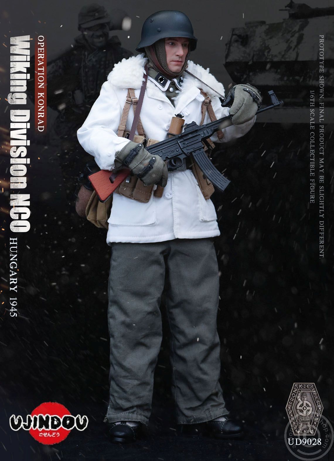 Wiking Division - NCO Operation Konrad - Hungary 1945 - leicht beschädigte Box - Wiking Division - NCO Operation Konrad - Hungary 1945 - leicht beschädigte Box -