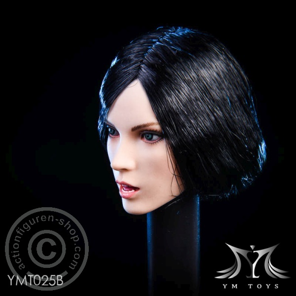 Kopf - black short Hair