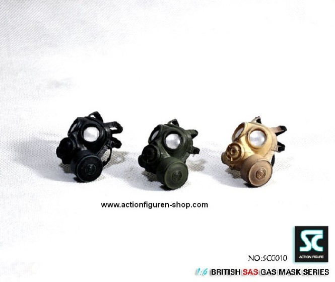 British Gas-Masken Set (3 Stück)