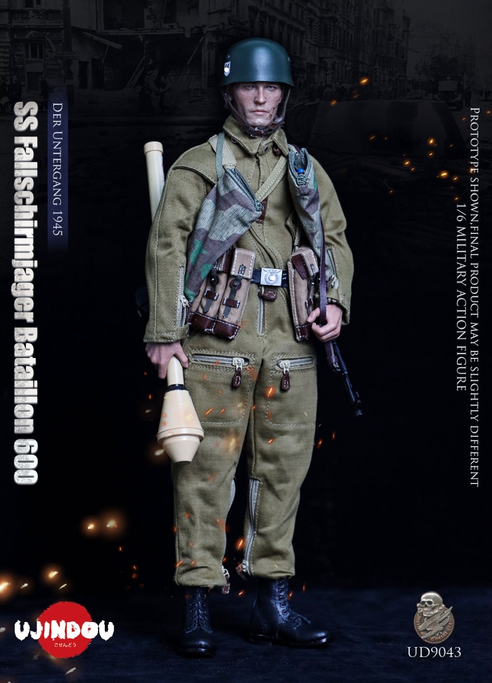 SS Fallschirmjager Bataillon 600 - Der Untergang 1945 - in 1/6 scale