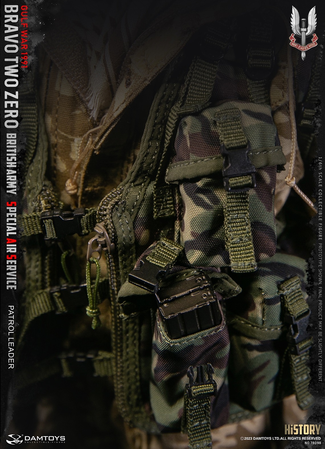 Bravo Two Zero - British Army Special Air Service (SAS) Patrol Leader - Gulf War 1991 - in 1/6 scale Bravo Two Zero - British Army Special Air Service (SAS) Patrol Leader - Gulf War 1991 - in 1/6 scale