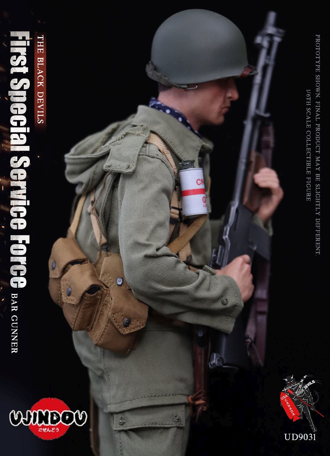First Special Service Force - BAR Gunner - The Black Devils