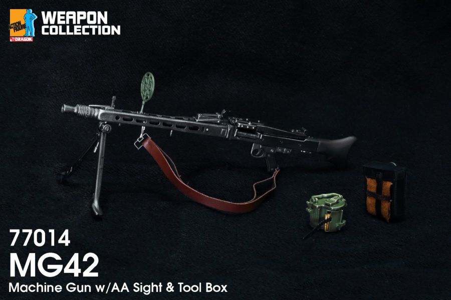 MG42 Machine Gun with AA Sight & Tool Box