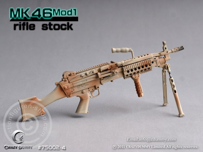 MK46MOD1-rifle stock - camouflage