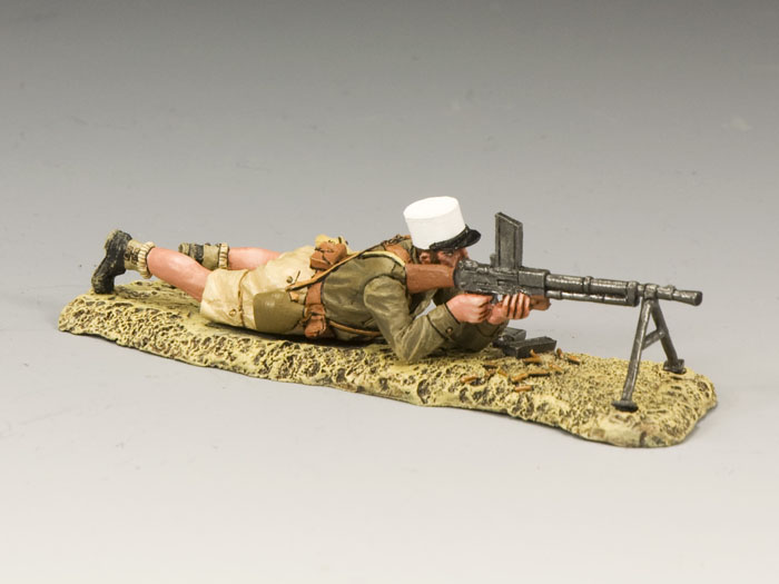 Legionnaire Lying Machine Gun