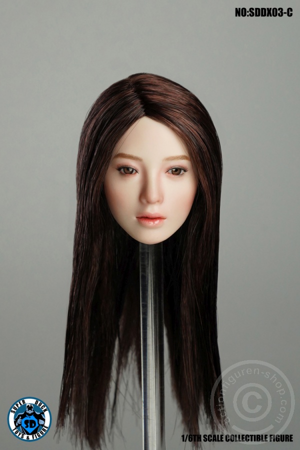 Female Character Kopf w/ movable Eyes