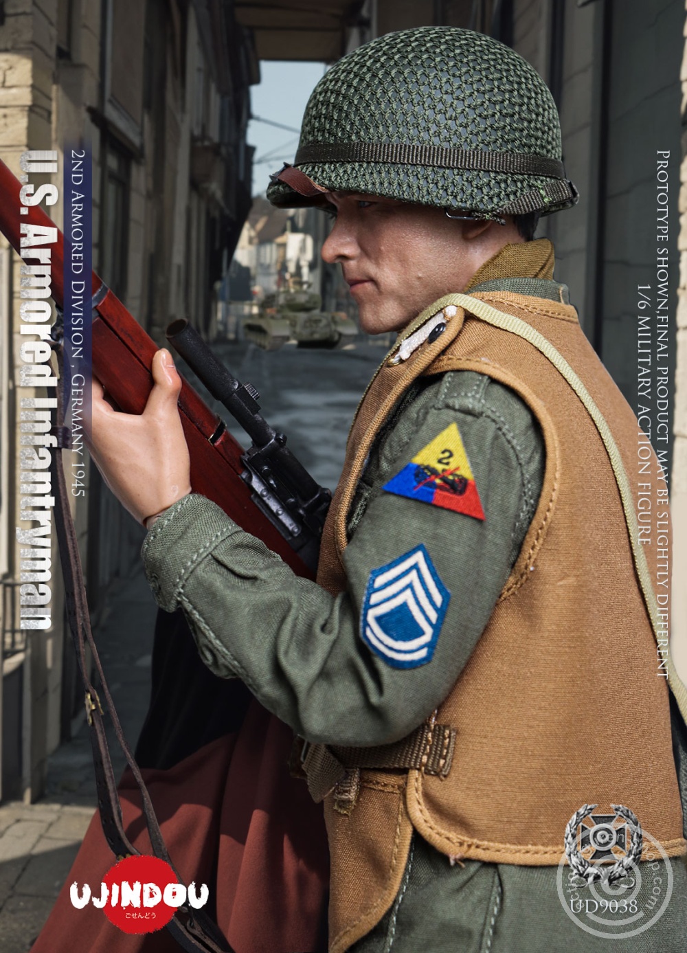 WWII - U.S. Army - Armored Infantryman - Germany 1945 - in 1/6 scale