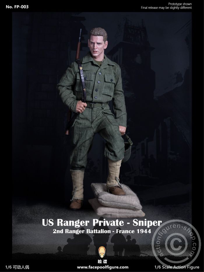 FP003B-13 Sniper Private Jackson US Army Ranger - Special Edition w/ Diorama
