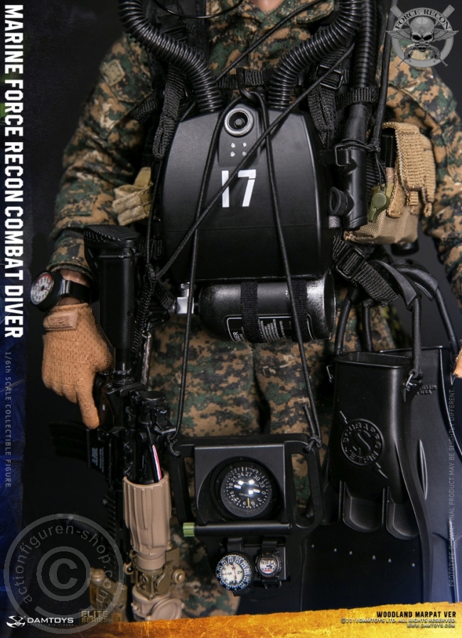 Marine Force Recon Combat Diver - Woodland