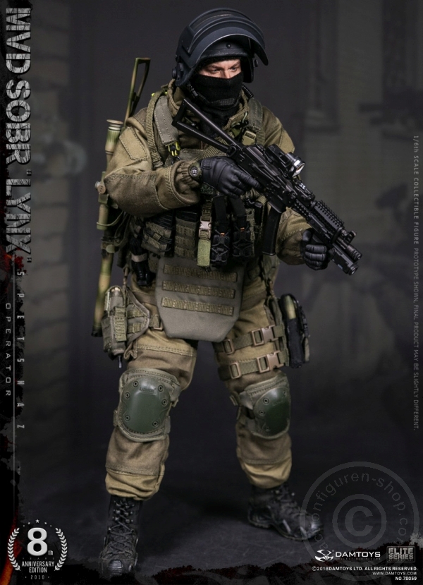 DA78059-10 Russian Spetsnaz MVD - SOBR LYNX - 8th Anniversary Edition