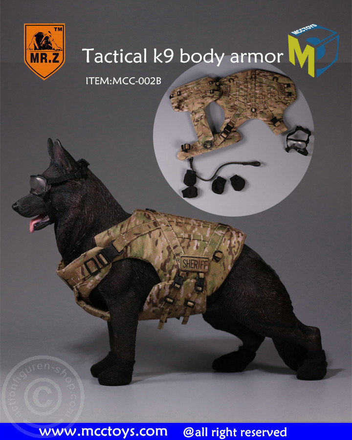 Tactical Body Armor for Dogs - Camo