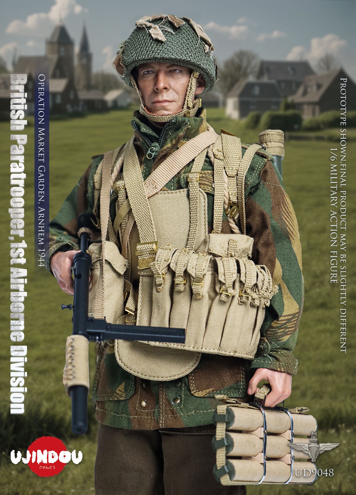 British Paratrooper - 1st Airborne Division - Operation Market Garden - Arnhem 1944 British Paratrooper - 1st Airborne Division - Operation Market Garden - Arnhem 1944