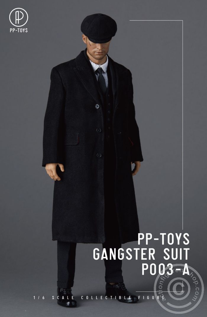 PPTP003A-02 Gangster Suit - Peaky Blinders Set - black