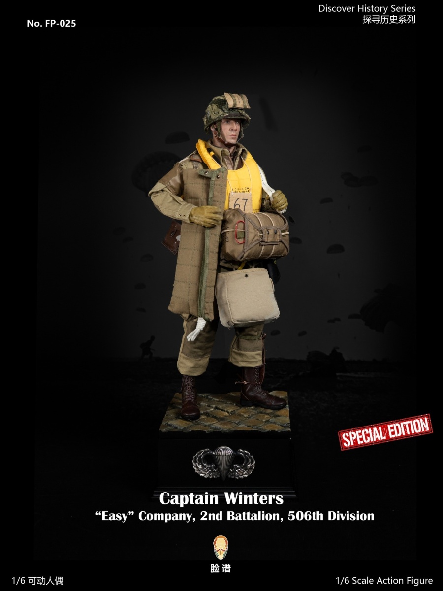 WWII US Airborne Division E Company Captain - Movie - Special Edition - in 1/6 scale