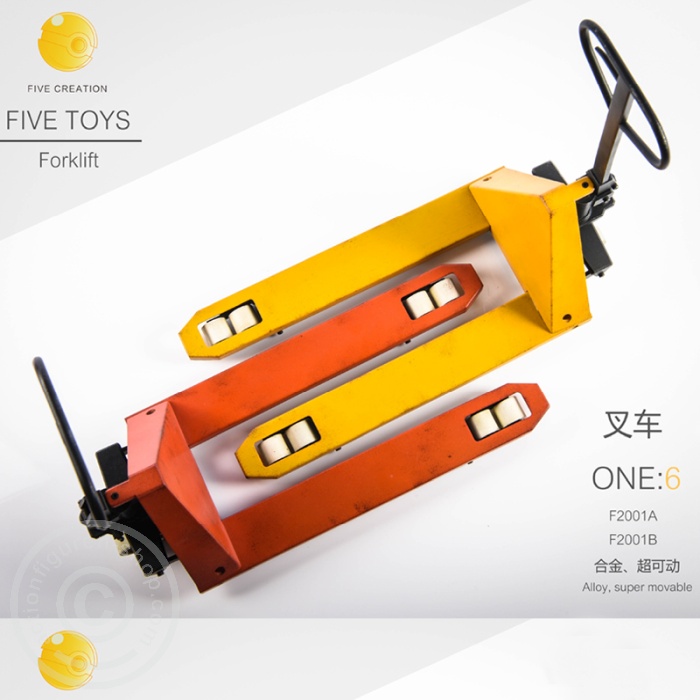 FTF2001AB-01 Pallet Truck / Forklift - orange / weathered