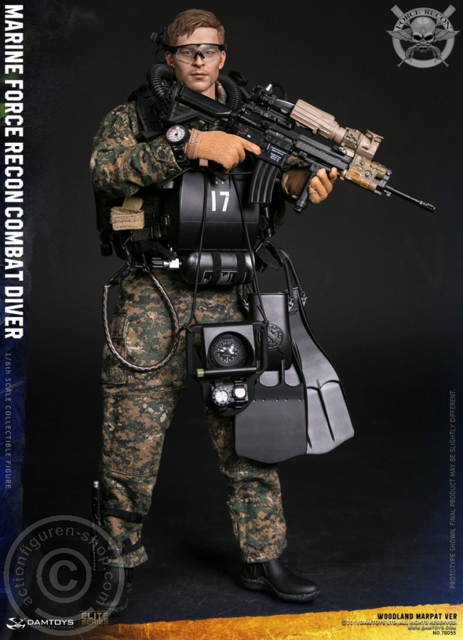 Marine Force Recon Combat Diver - Woodland