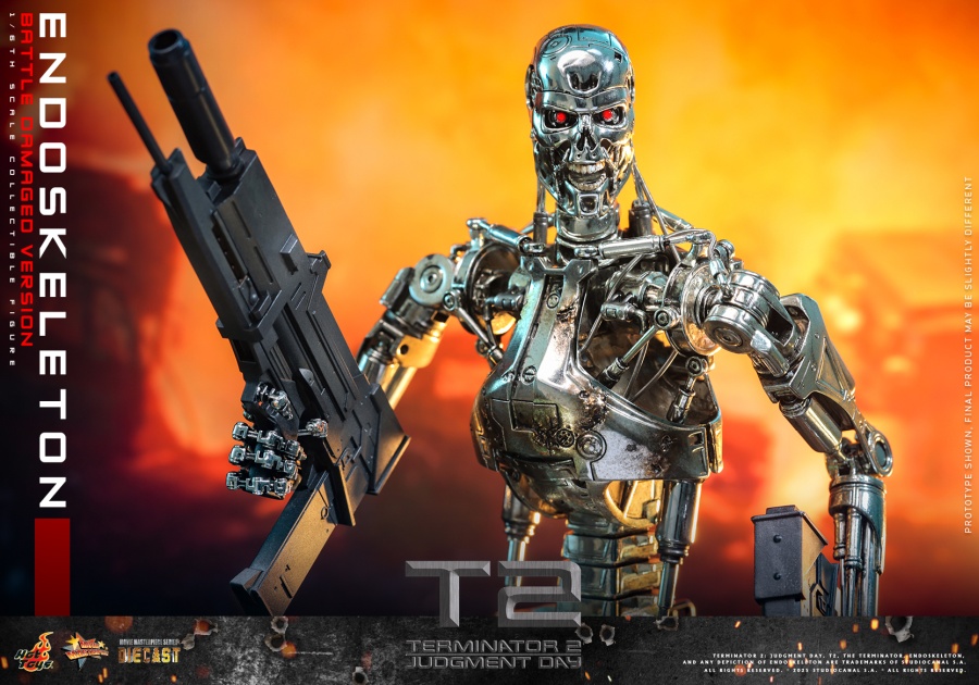 Hot Toys – MMS840D77 - Terminator 2: Judgment Day - 1/6th scale Endoskeleton (Battle Damaged Version) Collectible Figure Hot Toys – MMS840D77 - Terminator 2: Judgment Day - 1/6th scale Endoskeleton (Battle Damaged Version) Collectible Figure